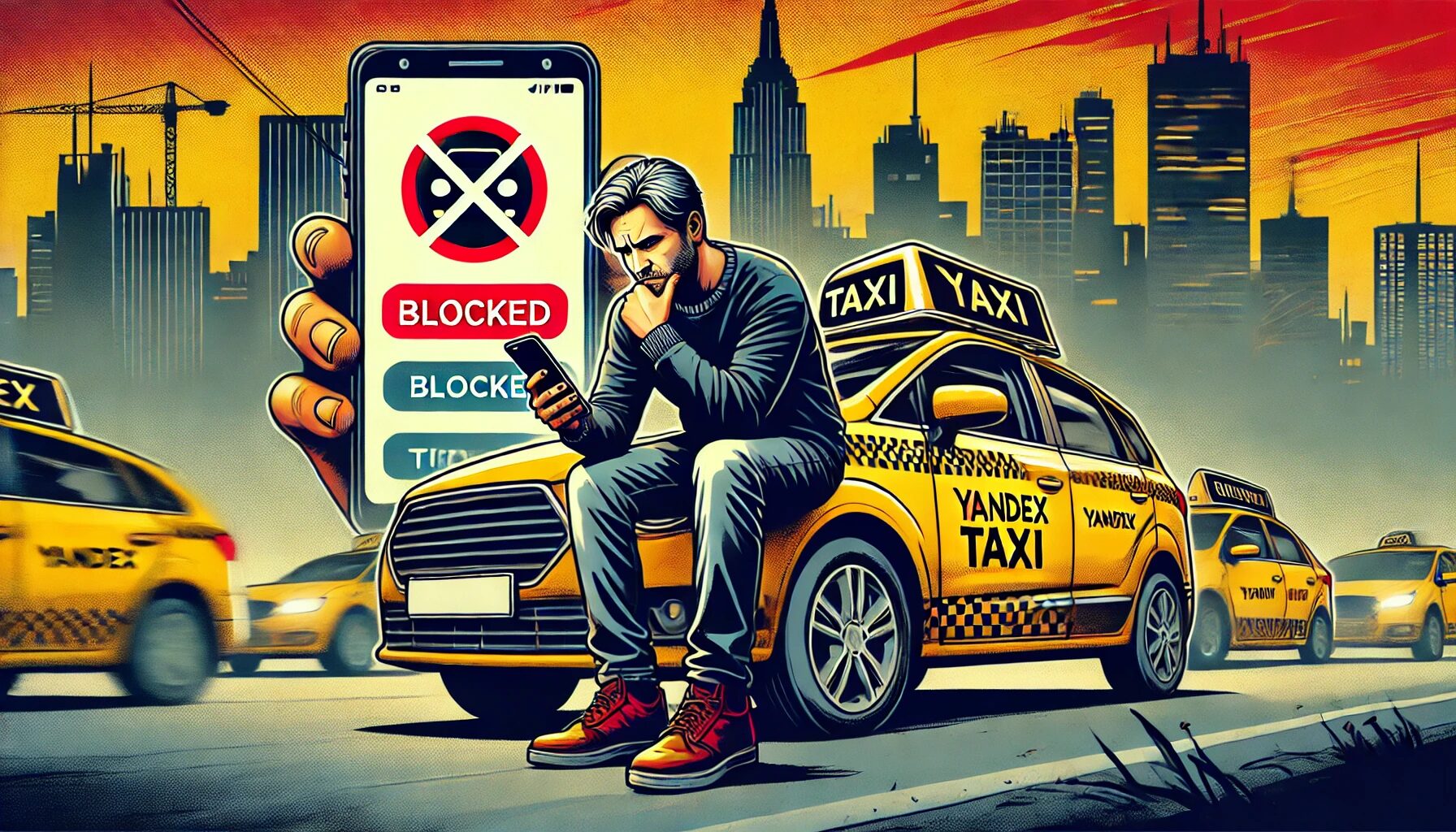 Блокировки в Яндекс Такси